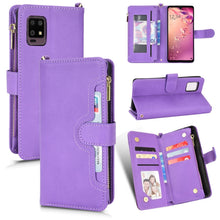 Load image into Gallery viewer, Litchi Texture Zipper Leather Phone Case, For Sharp Aquos Zero6 / Aquos Air, For Sharp Aquos Wish, For Motorola Moto E40 / E30 / E20, For Motorola Edge X30 / Edge 30 Pro /Edge+ 2020, For Motorola Moto G Stylus 5G  2021, For OPPO F17 / A73 4G / A73 2020...
