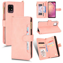 Load image into Gallery viewer, Litchi Texture Zipper Leather Phone Case, For Sharp Aquos Zero6 / Aquos Air, For Sharp Aquos Wish, For Motorola Moto E40 / E30 / E20, For Motorola Edge X30 / Edge 30 Pro /Edge+ 2020, For Motorola Moto G Stylus 5G  2021, For OPPO F17 / A73 4G / A73 2020...