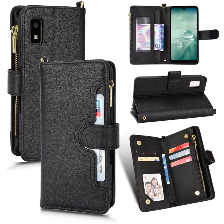Litchi Texture Zipper Leather Phone Case, For Sharp Aquos Zero6 / Aquos Air, For Sharp Aquos Wish, For Motorola Moto E40 / E30 / E20, For Motorola Edge X30 / Edge 30 Pro /Edge+ 2020, For Motorola Moto G Stylus 5G  2021, For OPPO F17 / A73 4G / A73 2020...