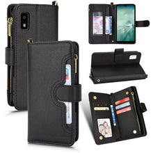 Load image into Gallery viewer, Litchi Texture Zipper Leather Phone Case, For Sharp Aquos Zero6 / Aquos Air, For Sharp Aquos Wish, For Motorola Moto E40 / E30 / E20, For Motorola Edge X30 / Edge 30 Pro /Edge+ 2020, For Motorola Moto G Stylus 5G  2021, For OPPO F17 / A73 4G / A73 2020...