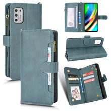 Load image into Gallery viewer, Litchi Texture Zipper Leather Phone Case, For Doogee S86 / S86 Pro, For Doogee S88 Pro / S88 Plus, For Doogee X96 Pro, For Sharp Aquos Zero6 / Aquos Air, For Sharp Aquos Wish, For Motorola Moto E40 / E30 / E20                                           ...