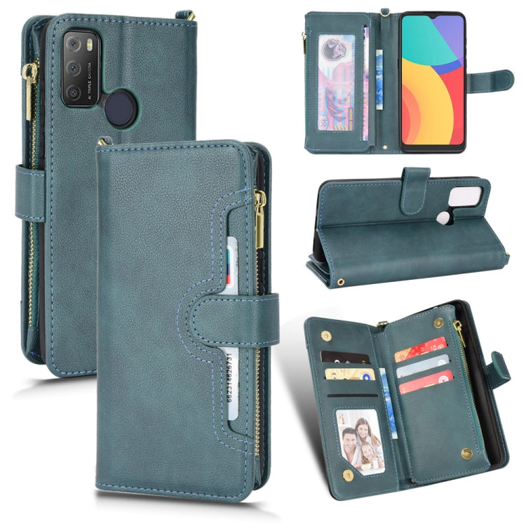 Litchi Texture Zipper Leather Phone Case, For OPPO Realme C21Y, For OPPO Realme GT 5G / Realme GT Neo 5G, For Alcatel 1S 2021 / 3L 2021, For Xiaomi Redmi Note 10 Pro / 10 Pro Max 4G, For Xiaomi Redmi Note 10 4G / Note 10S, For Nokia XR20               ...