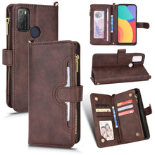 Load image into Gallery viewer, Litchi Texture Zipper Leather Phone Case, For OPPO Realme GT 5G / Realme GT Neo 5G, For Alcatel 1S 2021 / 3L 2021, For Xiaomi Redmi Note 10 Pro / 10 Pro Max 4G, For Xiaomi Redmi Note 10 4G / Note 10S, For Nokia XR20, For Sony Xperia 5 III              ...