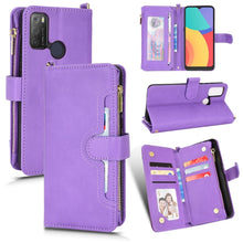 Load image into Gallery viewer, Litchi Texture Zipper Leather Phone Case, For OPPO Realme GT 5G / Realme GT Neo 5G, For Alcatel 1S 2021 / 3L 2021, For Xiaomi Redmi Note 10 Pro / 10 Pro Max 4G, For Xiaomi Redmi Note 10 4G / Note 10S, For Nokia XR20, For Sony Xperia 5 III              ...