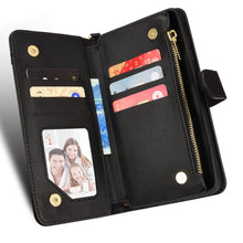 Load image into Gallery viewer, Litchi Texture Zipper Leather Phone Case, For Xiaomi Redmi Note 10 Pro / 10 Pro Max 4G, For Xiaomi Redmi Note 10 4G / Note 10S, For Nokia XR20, For Sony Xperia 5 III, For Sony Xperia 10 III, For OnePlus 10 Pro 5G, For OnePlus Nord 2 5G