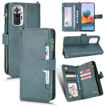 Load image into Gallery viewer, Litchi Texture Zipper Leather Phone Case, For OPPO Realme C21Y, For OPPO Realme GT 5G / Realme GT Neo 5G, For Alcatel 1S 2021 / 3L 2021, For Xiaomi Redmi Note 10 Pro / 10 Pro Max 4G, For Xiaomi Redmi Note 10 4G / Note 10S, For Nokia XR20               ...