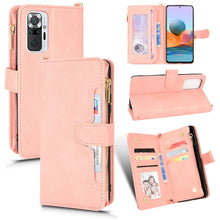 Load image into Gallery viewer, Litchi Texture Zipper Leather Phone Case, For Xiaomi Redmi Note 10 Pro / 10 Pro Max 4G, For Xiaomi Redmi Note 10 4G / Note 10S, For Nokia XR20, For Sony Xperia 5 III, For Sony Xperia 10 III, For OnePlus 10 Pro 5G, For OnePlus Nord 2 5G
