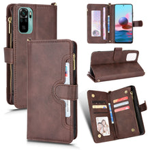 Load image into Gallery viewer, Litchi Texture Zipper Leather Phone Case, For OPPO Realme C21Y, For OPPO Realme GT 5G / Realme GT Neo 5G, For Alcatel 1S 2021 / 3L 2021, For Xiaomi Redmi Note 10 Pro / 10 Pro Max 4G, For Xiaomi Redmi Note 10 4G / Note 10S, For Nokia XR20               ...