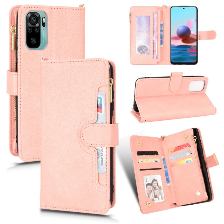 Litchi Texture Zipper Leather Phone Case, For OPPO Realme C21Y, For OPPO Realme GT 5G / Realme GT Neo 5G, For Alcatel 1S 2021 / 3L 2021, For Xiaomi Redmi Note 10 Pro / 10 Pro Max 4G, For Xiaomi Redmi Note 10 4G / Note 10S, For Nokia XR20               ...