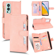 Load image into Gallery viewer, Litchi Texture Zipper Leather Phone Case, For OnePlus Nord 2 5G