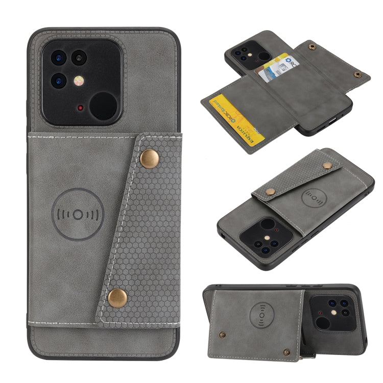 Double Buckle PU + TPU Shockproof Magnetic Phone Case, For Xiaomi Redmi 10C, For Xiaomi Redmi Note 11 5G Chinese, For Xiaomi Redmi Note 11E, For Xiaomi Redmi 10, For Xiaomi Poco M4 Pro 4G, For Xiaomi Poco X4 Pro, For Xiaomi 12, For Xiaomi 12 Pro       ...