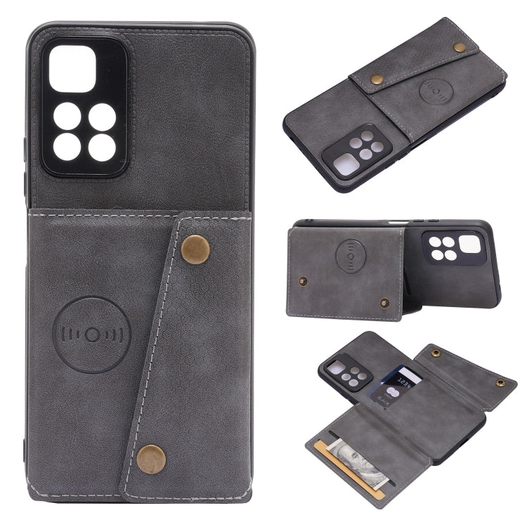 Double Buckle PU + TPU Shockproof Magnetic Phone Case, For Xiaomi Redmi 10C, For Xiaomi Redmi Note 11 5G Chinese, For Xiaomi Redmi Note 11E, For Xiaomi Redmi 10, For Xiaomi Poco M4 Pro 4G, For Xiaomi Poco X4 Pro, For Xiaomi 12, For Xiaomi 12 Pro       ...