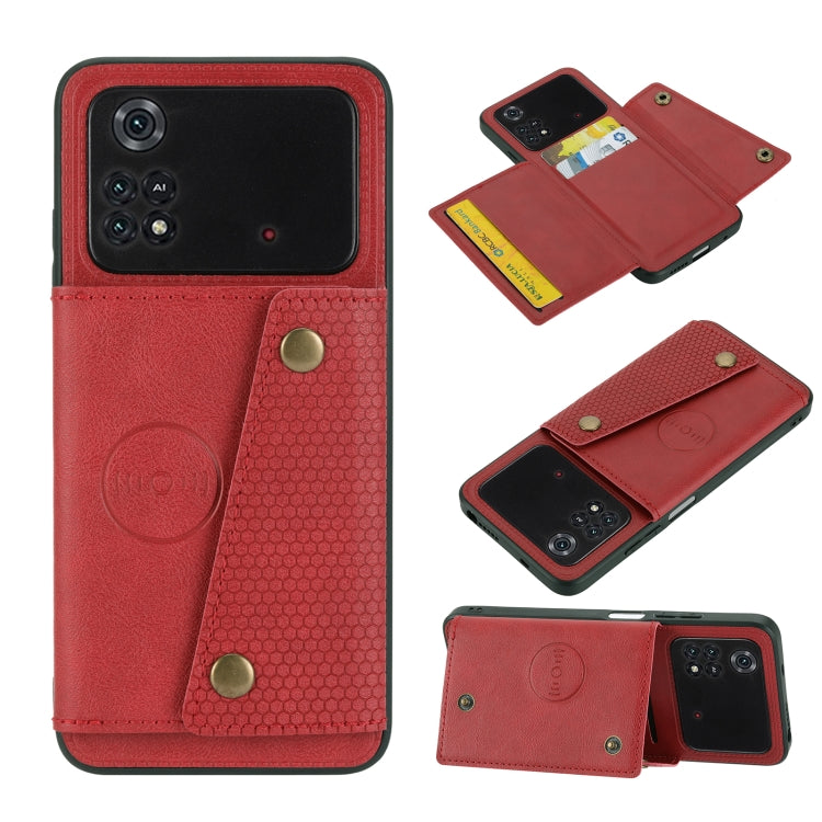 Double Buckle PU + TPU Shockproof Magnetic Phone Case, For Xiaomi Redmi 10C, For Xiaomi Redmi Note 11 5G Chinese, For Xiaomi Redmi Note 11E, For Xiaomi Redmi 10, For Xiaomi Poco M4 Pro 4G, For Xiaomi Poco X4 Pro, For Xiaomi 12, For Xiaomi 12 Pro       ...