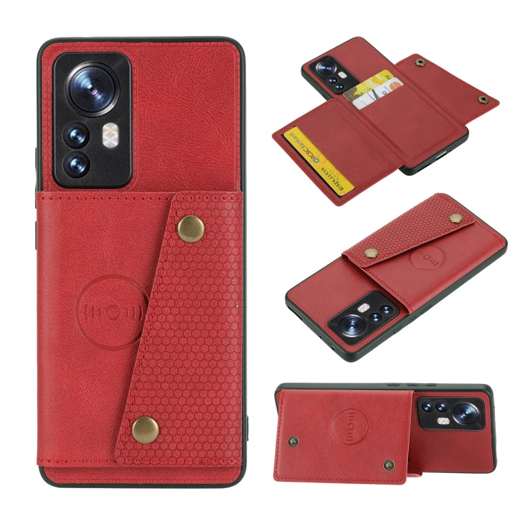 Double Buckle PU + TPU Shockproof Magnetic Phone Case, For Xiaomi Redmi 10C, For Xiaomi Redmi Note 11 5G Chinese, For Xiaomi Redmi Note 11E, For Xiaomi Redmi 10, For Xiaomi Poco M4 Pro 4G, For Xiaomi Poco X4 Pro, For Xiaomi 12, For Xiaomi 12 Pro       ...