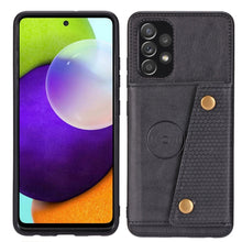 Load image into Gallery viewer, Double Buckle PU + TPU Shockproof Magnetic Phone Case, For Samsung Galaxy A73 5G