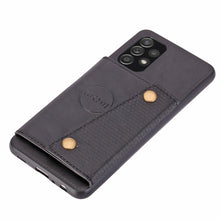 Load image into Gallery viewer, Double Buckle PU + TPU Shockproof Magnetic Phone Case, For Samsung Galaxy A73 5G