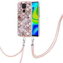 Load image into Gallery viewer, Electroplating IMD TPU Phone Case with Lanyard, For Xiaomi Redmi Note 9 / Redmi 10X 4G, For Xiaomi Redmi Note 11 Pro China, For Xiaomi Redmi Note 11 Pro 5G / 4G Global, For Xiaomi Redmi Note 11S / Note 11 Global