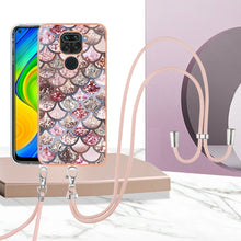 Load image into Gallery viewer, Electroplating IMD TPU Phone Case with Lanyard, For Xiaomi Redmi Note 9 / Redmi 10X 4G, For Xiaomi Redmi Note 11 Pro China, For Xiaomi Redmi Note 11 Pro 5G / 4G Global, For Xiaomi Redmi Note 11S / Note 11 Global