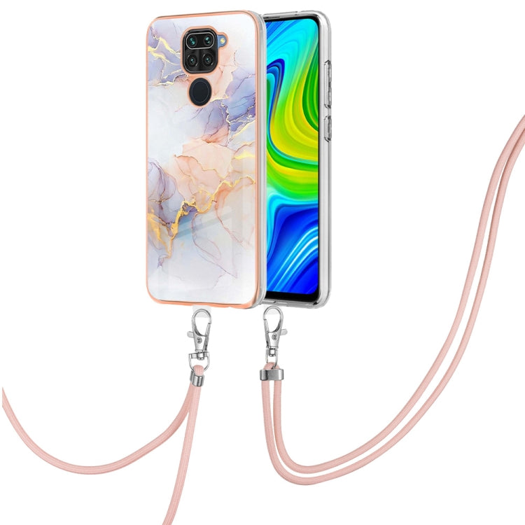 Electroplating IMD TPU Phone Case with Lanyard, For Xiaomi Redmi Note 9 / Redmi 10X 4G, For Xiaomi Redmi Note 11 Pro China, For Xiaomi Redmi Note 11 Pro 5G / 4G Global, For Xiaomi Redmi Note 11S / Note 11 Global