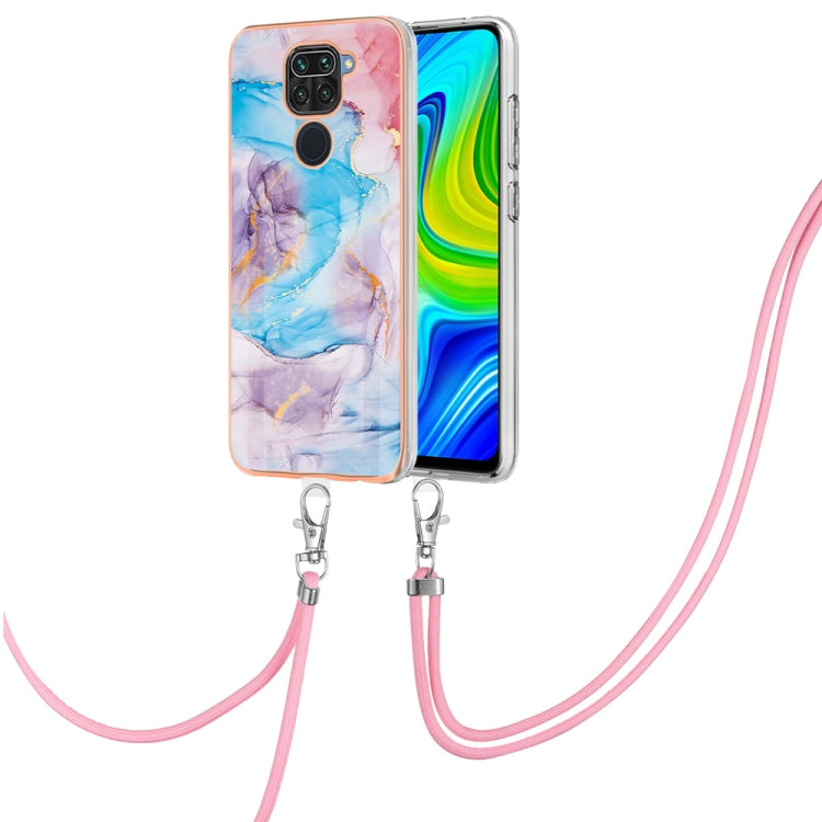 Electroplating IMD TPU Phone Case with Lanyard, For Xiaomi Redmi Note 9 / Redmi 10X 4G, For Xiaomi Redmi Note 11 Pro China, For Xiaomi Redmi Note 11 Pro 5G / 4G Global, For Xiaomi Redmi Note 11S / Note 11 Global