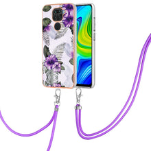 Load image into Gallery viewer, Electroplating IMD TPU Phone Case with Lanyard, For Xiaomi Redmi Note 9 / Redmi 10X 4G, For Xiaomi Redmi Note 11 Pro China, For Xiaomi Redmi Note 11 Pro 5G / 4G Global, For Xiaomi Redmi Note 11S / Note 11 Global