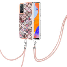 Load image into Gallery viewer, Electroplating IMD TPU Phone Case with Lanyard, For Xiaomi Redmi Note 9 / Redmi 10X 4G, For Xiaomi Redmi Note 11 Pro China, For Xiaomi Redmi Note 11 Pro 5G / 4G Global, For Xiaomi Redmi Note 11S / Note 11 Global