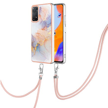 Load image into Gallery viewer, Electroplating IMD TPU Phone Case with Lanyard, For Xiaomi Redmi Note 9 / Redmi 10X 4G, For Xiaomi Redmi Note 11 Pro China, For Xiaomi Redmi Note 11 Pro 5G / 4G Global, For Xiaomi Redmi Note 11S / Note 11 Global
