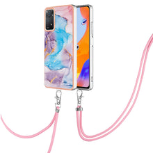 Load image into Gallery viewer, Electroplating IMD TPU Phone Case with Lanyard, For Xiaomi Redmi Note 9 / Redmi 10X 4G, For Xiaomi Redmi Note 11 Pro China, For Xiaomi Redmi Note 11 Pro 5G / 4G Global, For Xiaomi Redmi Note 11S / Note 11 Global