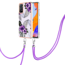 Load image into Gallery viewer, Electroplating IMD TPU Phone Case with Lanyard, For Xiaomi Redmi Note 9 / Redmi 10X 4G, For Xiaomi Redmi Note 11 Pro China, For Xiaomi Redmi Note 11 Pro 5G / 4G Global, For Xiaomi Redmi Note 11S / Note 11 Global