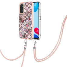 Load image into Gallery viewer, Electroplating IMD TPU Phone Case with Lanyard, For Xiaomi Redmi Note 9 / Redmi 10X 4G, For Xiaomi Redmi Note 11 Pro China, For Xiaomi Redmi Note 11 Pro 5G / 4G Global, For Xiaomi Redmi Note 11S / Note 11 Global