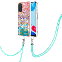Load image into Gallery viewer, Electroplating IMD TPU Phone Case with Lanyard, For Xiaomi Redmi Note 9 / Redmi 10X 4G, For Xiaomi Redmi Note 11 Pro China, For Xiaomi Redmi Note 11 Pro 5G / 4G Global, For Xiaomi Redmi Note 11S / Note 11 Global