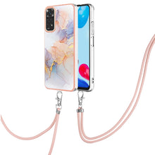 Load image into Gallery viewer, Electroplating IMD TPU Phone Case with Lanyard, For Xiaomi Redmi Note 9 / Redmi 10X 4G, For Xiaomi Redmi Note 11 Pro China, For Xiaomi Redmi Note 11 Pro 5G / 4G Global, For Xiaomi Redmi Note 11S / Note 11 Global
