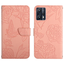Load image into Gallery viewer, Skin Feel Butterfly Peony Embossed Leather Phone Case, For OPPO Realme 9 Pro+/Realme 9 4G, For Samsung Galaxy Xcover6 Pro, For Samsung Galaxy M33, For Samsung Galaxy M53, For Sharp Aquos R7, For Xiaomi Poco F4 GT