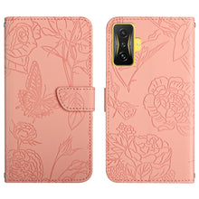 Load image into Gallery viewer, Skin Feel Butterfly Peony Embossed Leather Phone Case, For OPPO Realme 9 Pro+/Realme 9 4G, For Samsung Galaxy Xcover6 Pro, For Samsung Galaxy M33, For Samsung Galaxy M53, For Sharp Aquos R7, For Xiaomi Poco F4 GT