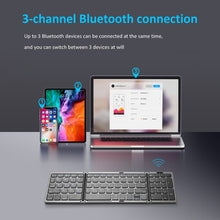 Load image into Gallery viewer, B089 Bluetooth Foldable Keyboard with Numeric, B089(Silver), B089 (Black)