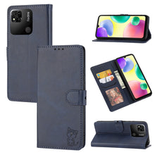 Load image into Gallery viewer, Embossed Happy Cat Pattern Leather Phone Case, For Google Pixel 6a, For Google Pixel 7 5G, For Google Pixel 7 Pro 5G, For Xiaomi Redmi 10A, For Xiaomi Redmi Note 11 4G Global/11S, For Xiaomi Redmi Note 11 Pro Global, For Samsung Galaxy A23 4G          ...