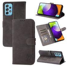 Load image into Gallery viewer, Embossed Happy Cat Pattern Leather Phone Case, For Google Pixel 6a, For Google Pixel 7 5G, For Google Pixel 7 Pro 5G, For Xiaomi Redmi 10A, For Xiaomi Redmi Note 11 4G Global/11S, For Xiaomi Redmi Note 11 Pro Global, For Samsung Galaxy A23 4G          ...