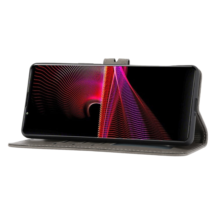 Embossed Happy Cat Pattern Leather Phone Case, For Sony Xperia 1 IV, For Sony Xperia 10 IV, For Xiaomi Redmi Note 11E