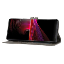 Load image into Gallery viewer, Embossed Happy Cat Pattern Leather Phone Case, For Sony Xperia 1 IV, For Sony Xperia 10 IV, For Xiaomi Redmi Note 11E