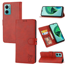 Load image into Gallery viewer, Embossed Happy Cat Pattern Leather Phone Case, For Sony Xperia 1 IV, For Sony Xperia 10 IV, For Xiaomi Redmi Note 11E