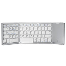 Load image into Gallery viewer, B089T Foldable Bluetooth Keyboard Rechargeable with Touchpad, B089T(Grey), B089T  (Silver), B089T (Black)