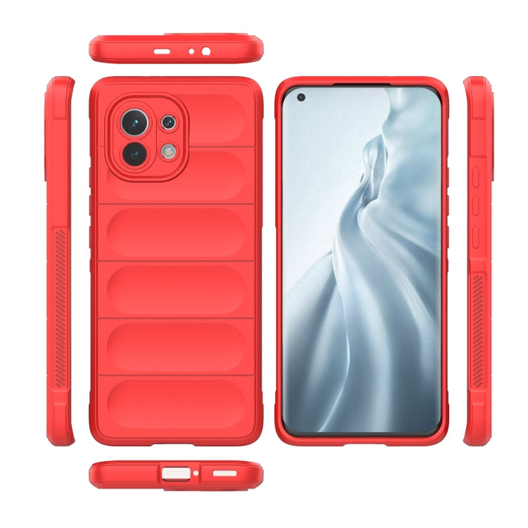 Magic Shield TPU + Flannel Phone Case, For Xiaomi Mi 11