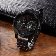 Load image into Gallery viewer, CAGARNY 6820 Round Large Dial Dual Display Quartz Watch For Men