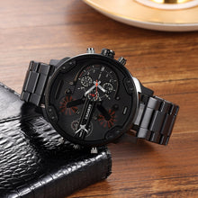 Load image into Gallery viewer, CAGARNY 6820 Round Large Dial Dual Display Quartz Watch For Men