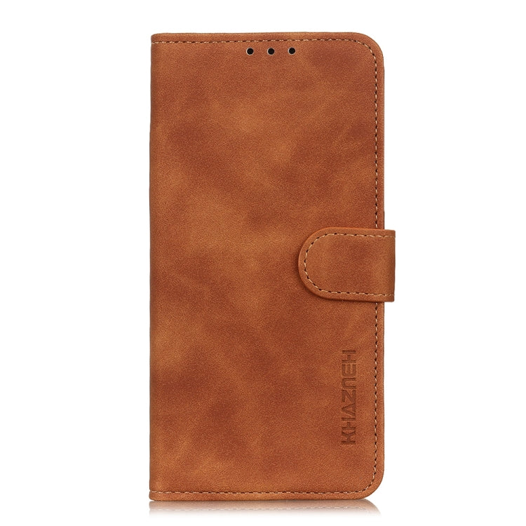 KHAZNEH Retro Texture Horizontal Flip Leather Phone Case, For Motorola Moto G 5G 2022, For OnePlus ACE/10R, For Xiaomi 12 Lite