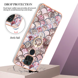 Electroplating IMD TPU Phone Case with Ring, For Xiaomi Redmi Note 9 / Redmi 10X 4G, For Xiaomi Redmi Note 11 China, For Xiaomi Redmi Note 11 Pro China, For Xiaomi Redmi Note 11 Pro 5G / 4G Global, For Xiaomi Redmi Note 11S / Note 11 Global