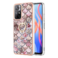 Load image into Gallery viewer, Electroplating IMD TPU Phone Case with Ring, For Xiaomi Redmi Note 9 / Redmi 10X 4G, For Xiaomi Redmi Note 11 China, For Xiaomi Redmi Note 11 Pro China, For Xiaomi Redmi Note 11 Pro 5G / 4G Global, For Xiaomi Redmi Note 11S / Note 11 Global