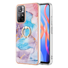 Load image into Gallery viewer, Electroplating IMD TPU Phone Case with Ring, For Xiaomi Redmi Note 9 / Redmi 10X 4G, For Xiaomi Redmi Note 11 China, For Xiaomi Redmi Note 11 Pro China, For Xiaomi Redmi Note 11 Pro 5G / 4G Global, For Xiaomi Redmi Note 11S / Note 11 Global