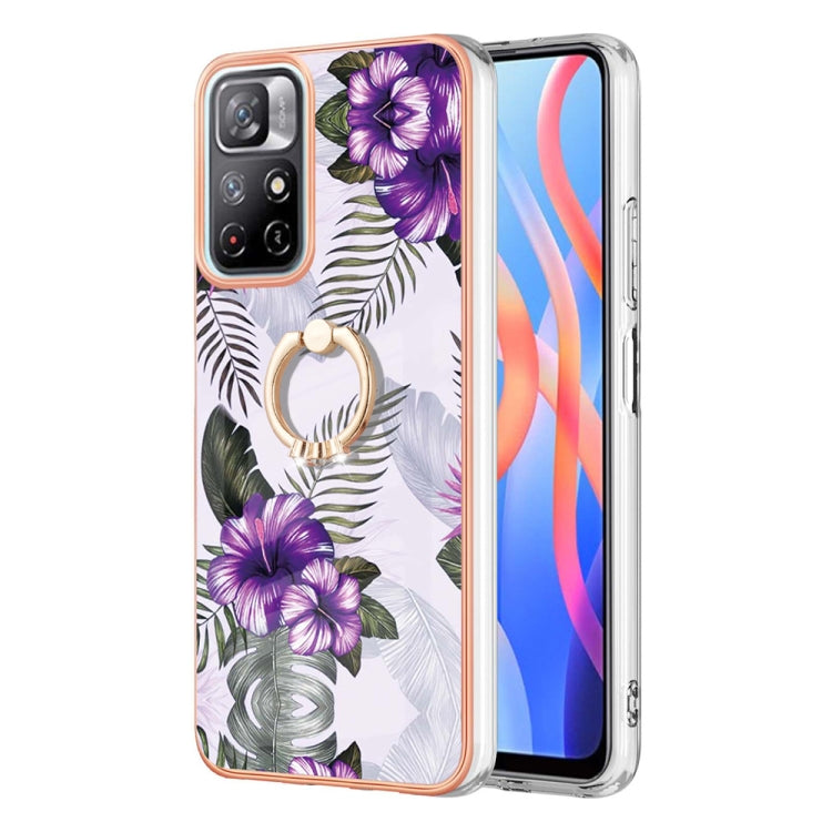 Electroplating IMD TPU Phone Case with Ring, For Xiaomi Redmi Note 9 / Redmi 10X 4G, For Xiaomi Redmi Note 11 China, For Xiaomi Redmi Note 11 Pro China, For Xiaomi Redmi Note 11 Pro 5G / 4G Global, For Xiaomi Redmi Note 11S / Note 11 Global