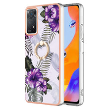 Load image into Gallery viewer, Electroplating IMD TPU Phone Case with Ring, For Xiaomi Redmi Note 9 / Redmi 10X 4G, For Xiaomi Redmi Note 11 China, For Xiaomi Redmi Note 11 Pro China, For Xiaomi Redmi Note 11 Pro 5G / 4G Global, For Xiaomi Redmi Note 11S / Note 11 Global